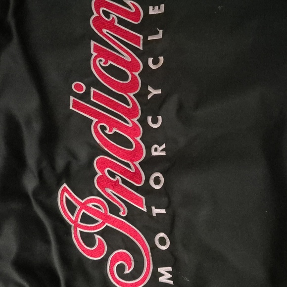 Indian Moto Black Bomber Jacket - Picture 11 of 13